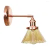 V￤gglampor iwhd Iron Rose Gold LED Light Fixtures sovrum badrum spegel wandlamp glas nordisk lampa sconce aplique luz pared