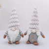 Nouveau Nordic Peluche Tricot Décoration De Noël Fournitures Mignon Gnome Ornements Décor À La Maison En Peluche Poupée Dessin Animé Jouet Cadeaux De Noël RRB15971