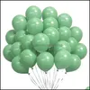 Party Decoration 20/30/50Pcs 5 Inch Green Balloons Avocado For Wedding Birthday Baby Shower Background Drop Delivery 2021 Home Garden Dhq95