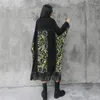 カジュアルドレス女性の服2022春秋のファッションウエスタンスタイルシッチフリンジバットスリーブドレス女性用M868
