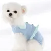 Vestuário para cachorro toda a temporada roupas tricotar dois pés pijamas pet bichon roupas xs s ml xl