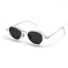 Sonnenbrille Retro Vintage Oval Acetat Rundrahmen Herren Marie Damen Mage Optische Farblinse