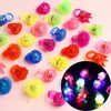 Novelty Games LED Finger Lights Ring Flashing Light Glowing Soft Colour Lamps Wedding Celebration Festival Party Concert Decor 30pcs pack 220930