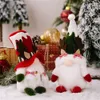 Gnome świąteczne dekoracje Plush Elf Doll Reinerer Holiday Home Decor dzięki darowi prezenty RRB15965