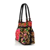 Bolsas de noite Mulheres ombros de bordados artesanais Retro Flor Étnica Bohemia Bolsa Vintage Lady Bolsa Bolsa Vintage Lady