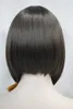 New fashion cute BOB brown wig straight short synthetic full women's wigs