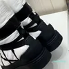 Tasarımcı Kayak Boot Ayakkabısı Kış Sıcak Kar Botları Lüks Marka Bayan Ayak Bileği Moda Kalın Alt Kuzu Polar Yarı Poto