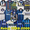 SNEIJDER ZANETTI Maillot de football classique Inter Retro 1988 1990 91 92 93 Djorkaeff MILITO Baggio Pizarro Djorkaeff ADRIANO MILAN 1994 95 96 97 98 99 2000 Maillot de football