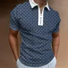 Erkek polos polo gömlek erkekler rahat gevşek nefes alabilen tees üstleri komik tişörtler 3d baskı hayvan cadılar bayramı Noel moda homme gömlek