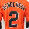 Gunnar Henderson Jersey Fans Player 30th Anniversary Patch Blanc Gris Orange Taille S-3XL Home Way Button Down Broderie