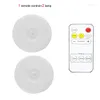 Luzes noturnas Recarga USB sob o gabinete Light Wireless Remote Control 2 Color Wardrobe Bedroom Lâmpada Sensor de movimento para casa