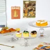 Borden staan ​​cake bord glas fruit voeten kom cupcake server desserts display deeg houder houder riser decoratief