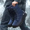 Bottes en plein air hommes hiver neige pour chaussures épais en peluche imperméable antidérapant garder au chaud grande taille 220929