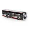 Diecast Model Car 1 42 Alloy Airport Bus Model Turist Ornament Simulation Sound and Light Toys 220930