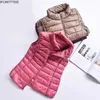 Womens Down Down Parkas Autumn Winter Women Women Ultra Light Duck Down Jacket Women Mulheres 90% de Dato Branco Down Decendless Coat 220929