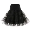 Kjolar retro tutu kjol swing rockabilly petticoat underskirt fluffy pettiskirt f￶r br￶llop brud vintage 50 -tal hepburn kvinnor bollkl￤nning
