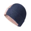 Ball Caps Sr2 Hat Women's Men's Pullover And Warm Yarn Dome Knitted Patchwork Solid Cold Music Baseball