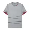 Novo camiseta masculina masculina casual camiseta de manga curta cor sólida verão masculino camisetas imprimem o tamanho do hip-hop dos EUA