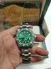 With original box Mens Watches 40mm Ceramic Bezel full Stainless Steel Automatic Mechanics Movment Green reloj de lujo Sapphire 5ATM waterproof Watch 2813