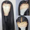 Африка парик длинные прямые волосы черные коричневые омбре цвета синтетические парики