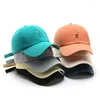 Ball Caps Korean Style Cartoon Figure Embroidery Baseball Cap Women Men Simple Solid Color Hip Hop Sunscreen Adjustable Dad Hat