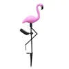 LED LED Flamingo مقاومة للماء ، طابق زخرفة الحديقة في الهواء الطلق ، مع مصابيح المناظر الطبيعية