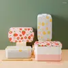 Din sets sets kawaii aardbei schattig meisje lunchbox roze plastic bento voor vrouwen kantoor gebruik vrouwelijke maaltijd prep container