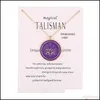 Collares pendientes Magical Talisman Series Collares Glaze Drops Lotus Colgante Protección Charm Collar Joyas Para Mujeres Regalos Drop Dhnr6