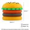 Sublimacja słoiki nowość kreatywna burger 5ml koncentrat silikonowy pojemnik do przechowywania do wosku maść oleju z okładką DAB pudełko jar9716909