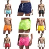 Abbigliamento da motociclista 2022 Pantaloncini da spiaggia alla moda da uomo estivi Pantaloni da quarto sportivi multicolori ad asciugatura rapida in poliestere da uomo