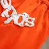 Брюки 2023fw Оранжевые брюки Мужчины Женщины - Качественные спортивные штаны для бега с принтом 242M