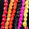 مجوهرات الفيروز 12x10mm Stone Skl Skl Loose Spacer Bead for Molewledri Make Bracelet Necklace By928 Drop Deliver