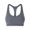 Bustiers Corsets 2022 Produit Sexy V-Neck Sports Bra Gathers Brewable en forme de Y Belle Couleur solide Sous-vêtements