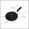 MATSパッド熱伝導プレート熱ディフューザー火炎減量装置キッチンツールは、小さなタイプのドロップデリブDHCIKのためにポットを効果的に保護します