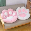 Poduszka poduszki poduszki poduszki urocze kota łapy kształt pluszowe siedzenie do domu w stylu 220930