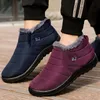 Laarzen heren winterschoenen warm bont sneeuw bota's hombre lichtgewicht enkel chaussure homme casual 220930