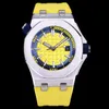 클래식 남성 자동 시계 기계식 움직임 시계 42mm 패션 비즈니스 손목 시계 Montre de Luxe 선물 남성 손목 시계 멀티 컬러