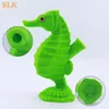 SEAHORSE FAPE HOOFAH MINI SILIKONE BUBBLER RÖKER BONGS PIPER GLASS BOGL VATTEN BUBBLERS PIPER LINE CRACY DAB RIGS 6.0 CM RETING BONG 420