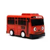 Modellino auto 4 pezzi Little Bus Mini plastica tirare indietro Blu Tayo Rosso Gani Giallo Lani Verde Rogi Auto per i bambini Regalo 220930