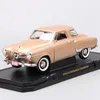 Diecast Model car 1 18 Scale car vintage old 1950 Studebaker Champion Gold Diecasts Toy Vehicles car toys metal for collection gifts of adults 220930