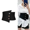 Riemen dames brede taille riem voor kleding blouse elastische rek wasspie corset cincher tailleband stof cinturones para muje