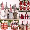 Kerstdecoraties Fengrise Wine Bottle Cover Merry Decor for Home Table 2022 ORNAMENT JAAR NAVIDAD CADEAS