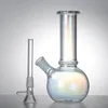 pipa di vetro Glass Dab Rigs Bruciatore a nafta Mini Narghilè Pipa Bong Hand Craft Art Shisha Round Shape