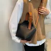 Abendtaschen 2022 Koreanische Herbst Winter Damen Weiches Leder Handtasche Mode Trend Einzelne Schulter Eimer Tasche Messenger Retro