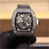 zegarki Designer na rękę luksusową mechanikę męską Watch Wine Barrel Richa Milles RM35-02 Serie