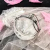 Evening Bags Designer Transparent Clear Pvc Small Round Bag Mini Women Handbags Chain Shoulder Messenger Wrist Clutch Purse 2022