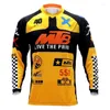 Giubbotti da corsa 2022 PRO Uomo Ciclismo Quick Dry Motocross Jersey Downhil Mountain Bike DH Camicia Abbigliamento moto Ropa MTB T-shirt