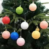 Décoration de fête pendentif arbre de noël 6 pièces/boîte 6cm boule colorée pour la maison cadeaux de noël décor de noël Navidad