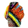 Hoodies masculins 2022 Fashion Fashion Men pour femmes Abstract Graffiti Art 3D Impression ￠ sweat ￠ street