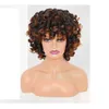 Mesdames Perruques Fluffy Short Curly Hair Big Wavy Medium Long Perruques Synthétiques